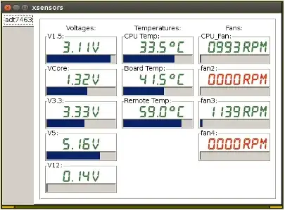 XSensors Screenshot