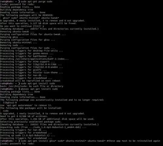 reinstall sudo
