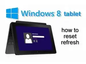Cómo Resetear/Restaurar una Tablet con Windows