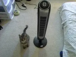 Reparación del ventilador tipo torre Holmes