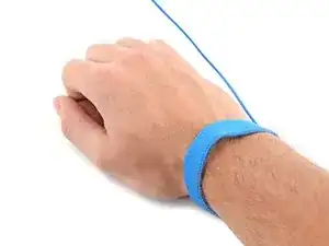 Cómo utilizar la pulsera antiestática
