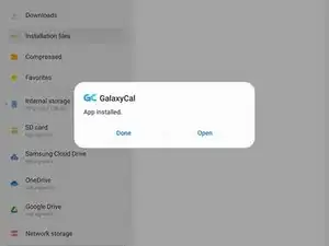 Cómo instalar la aplicación Asistente de Reparación Galaxy Cal