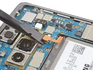 Desconexión de la batería del Samsung Galaxy S10+