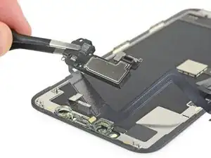 Ensamblaje del sensor frontal y altavoz auricular