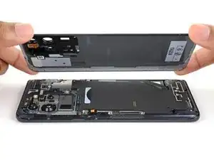 Extracción de la tapa trasera de Samsung Galaxy S20 Ultra