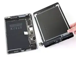 Desconexión del conjunto de pantalla del iPad Pro de 9,7"