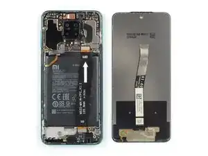 Reemplazo de la pantalla del Redmi Note 9 Pro