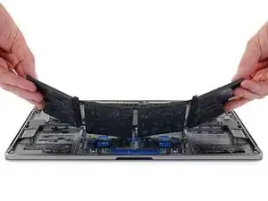 Reemplazo de la batería de MacBook Pro 16" 2019