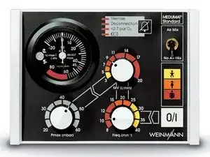 Reparación de Medumat Standard A Ventilator