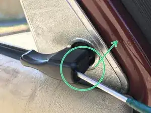 Mercedes W123 Manual Mirror Disassembly