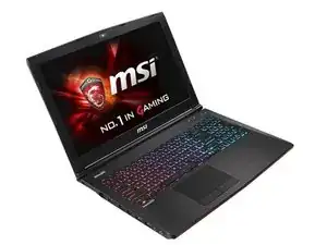 Reparación de MSI GE 62 2QC Apache