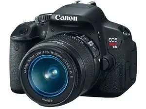 Reparación de Canon EOS Rebel T4i