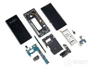 Desmontaje del Samsung Galaxy Note8