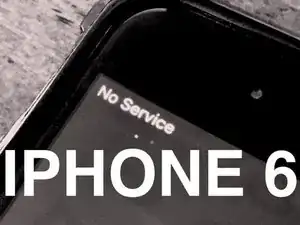 iPhone 6 Buscando / Sin servicio