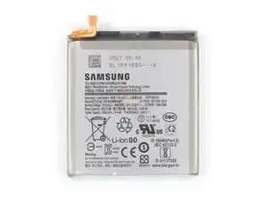 Reemplazo de la batería del Samsung Galaxy S21 Ultra