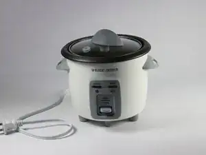 Reparación de arrocera de 3 tazas de Black and Decker