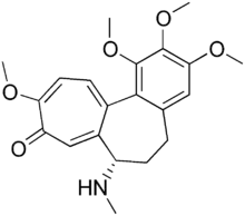 Skeletal formula of demecolcine