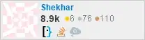 profile for Shekhar on Stack Exchange, a network of free, community-driven Q&A sites