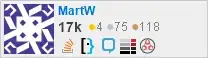 profile for MartW on Stack Exchange, a network of free, community-driven Q&A sites
