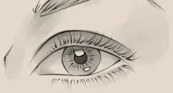 رسم عين واقعية لأنثى