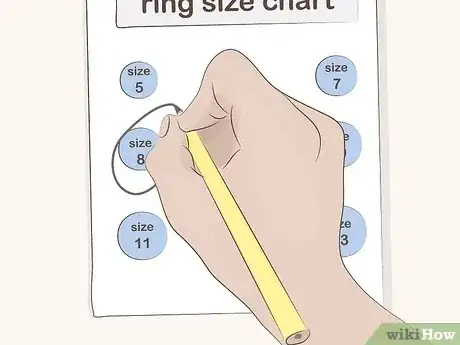 صورة عنوانها Measure Ring Size for Men Step 11