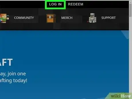 صورة عنوانها Create a Minecraft Account Step 2