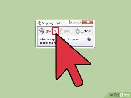 صورة عنوانها Take a Screenshot with the Snipping Tool on Microsoft Windows Step 2