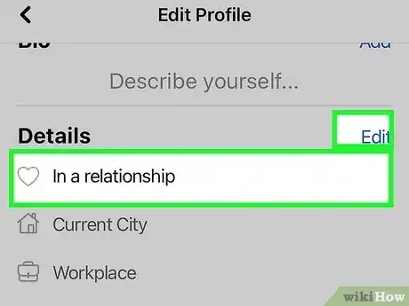 صورة عنوانها Change Your Relationship Status on Facebook Step 3