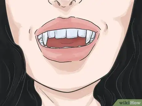 صورة عنوانها Apply Vampire Fangs Without Glue Step 11