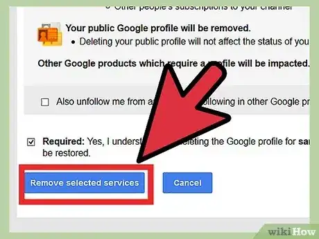 صورة عنوانها Delete a YouTube Account Step 5