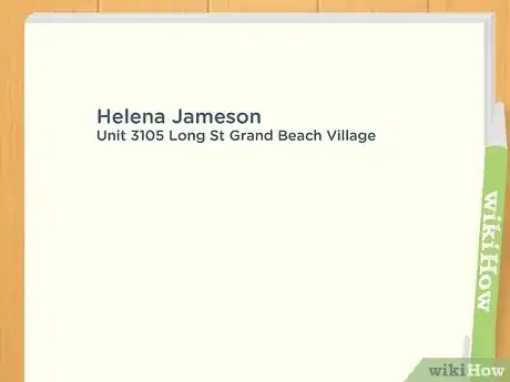 صورة عنوانها Write an Address on a Package Step 4