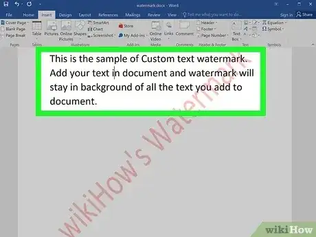 صورة عنوانها Add Backgrounds in Word Step 27