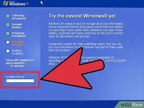 صورة عنوانها Install Windows XP Step 14