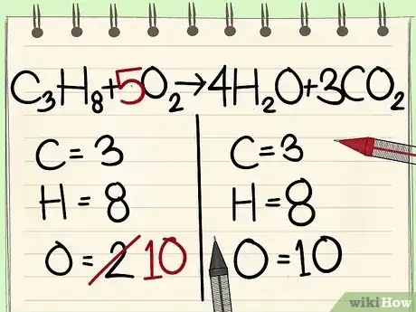 صورة عنوانها Balance Chemical Equations Step 7
