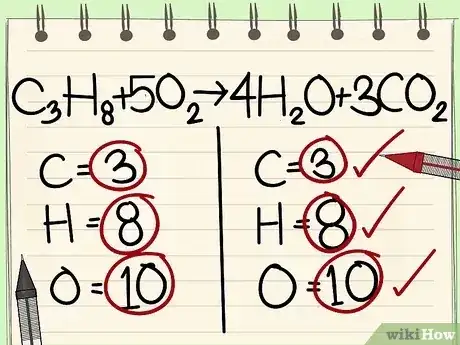 صورة عنوانها Balance Chemical Equations Step 7Bullet3