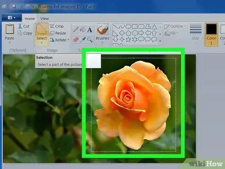 صورة عنوانها Change an Image Background in MS Paint (Green Screen) Step 7