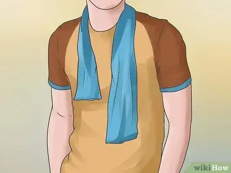 صورة عنوانها Wear a Scarf for Men Step 3