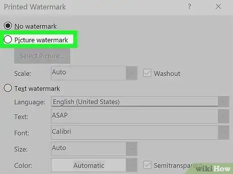 صورة عنوانها Add Backgrounds in Word Step 12