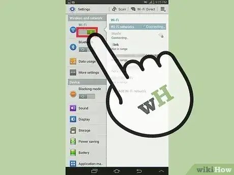 صورة عنوانها Connect Your Android Tablet to Your Wireless Home Network Step 3