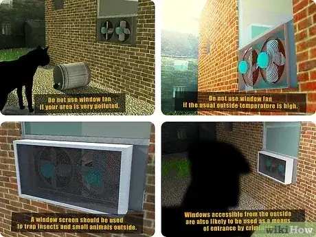 صورة عنوانها Use Window Fans for Home Cooling Step 1
