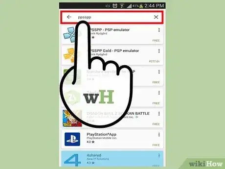 صورة عنوانها Play PSP Games on Android with the PPSSPP App Step 2