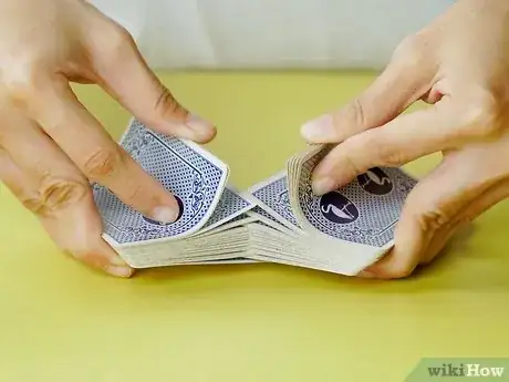 Image titled Riffle and Bridge Shuffle Step 5