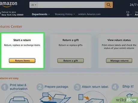 Gambar berjudul Return an Item to Amazon Step 16