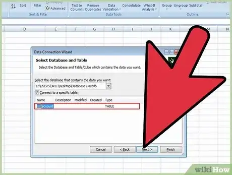 Gambar berjudul Embed a SQL Query in Microsoft Excel Step 6