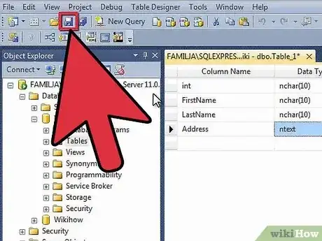 Gambar berjudul Create a SQL Server Database Step 9