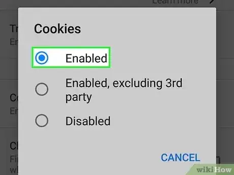 Gambar berjudul Enable Cookies and JavaScript Step 25