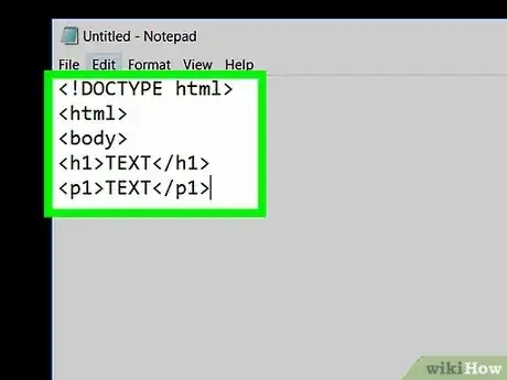 Gambar berjudul Create a Simple CSS Stylesheet Using Notepad Step 6
