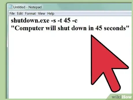 Gambar berjudul Shut Down a Computer Using Notepad Step 4