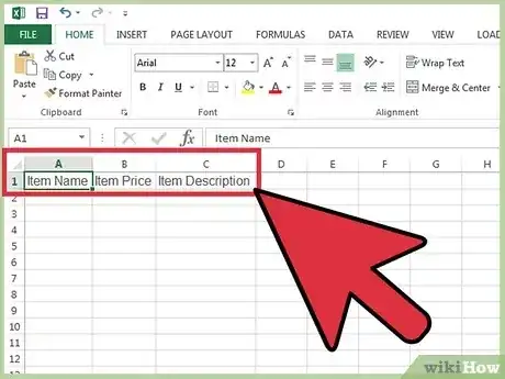 Gambar berjudul Create a CSV File Step 2