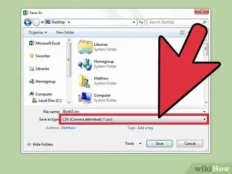Gambar berjudul Create a CSV File Step 5